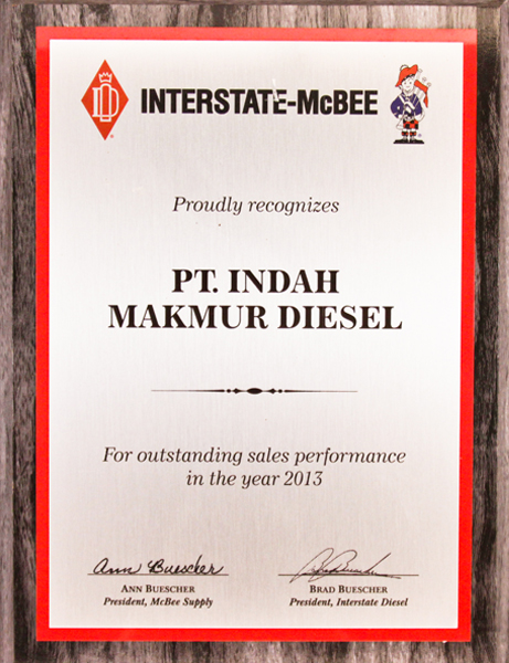Interstate-Mcbee Outstanding Sales 2013
